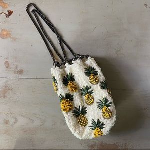 Zara Sequined Pineapple Evening Bag